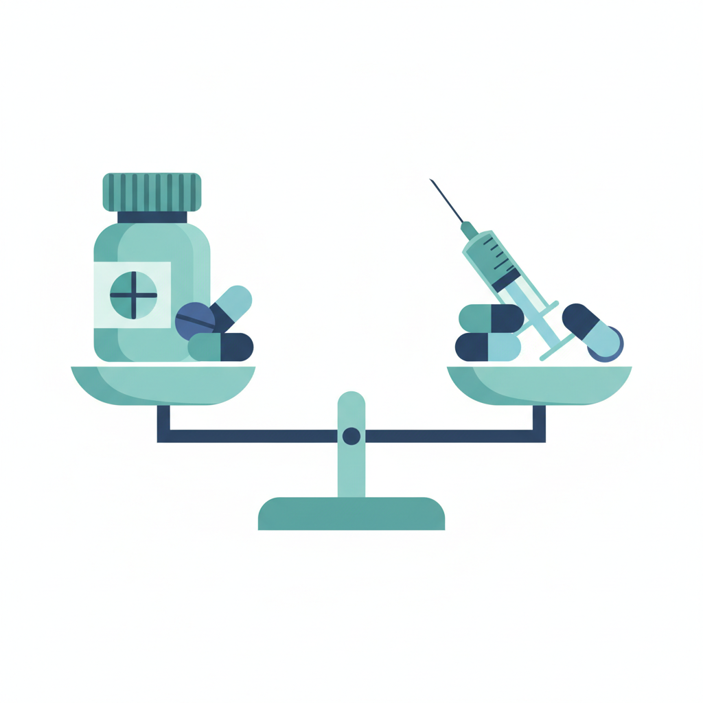 Illustration of medication dosage and proportion concepts for TEAS math
